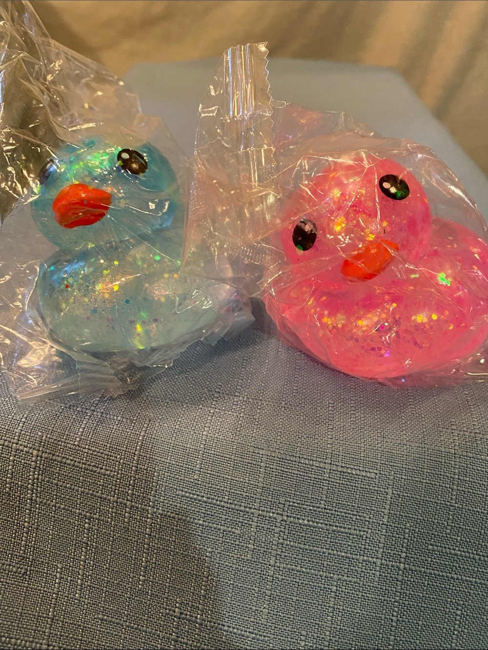 Sugar Swaps Glitter Duck Toy Duo - Pink & Blue